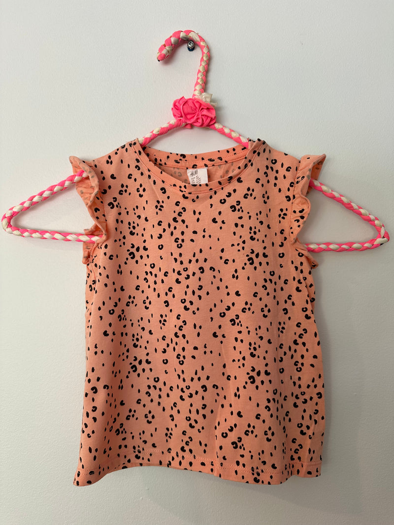 LEOPARD PRINT TSHIRT / 9-12M