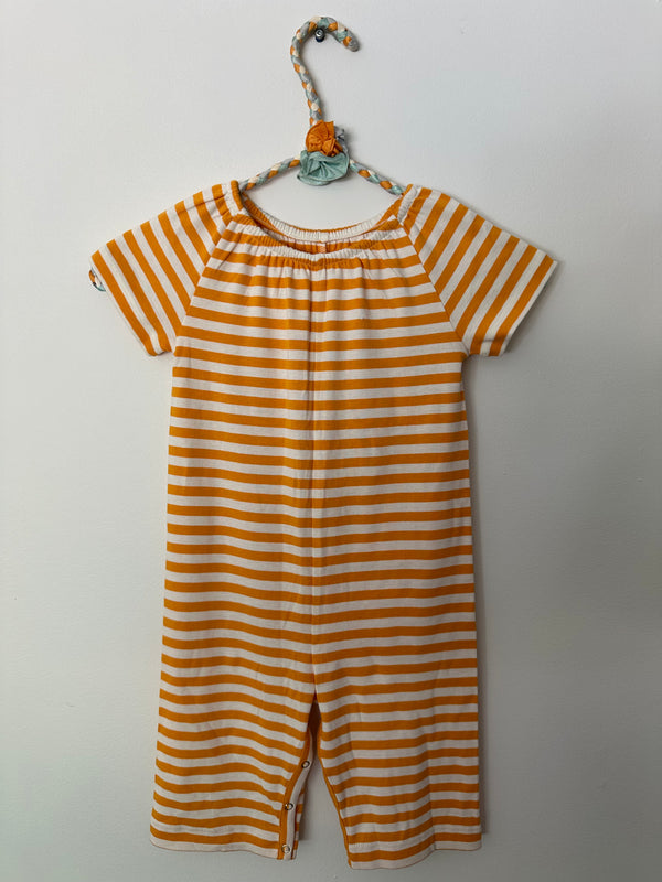 STRIPED ROMPER / 6-12M