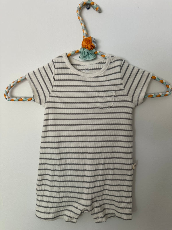 STRIPED ROMPER / 0-3M