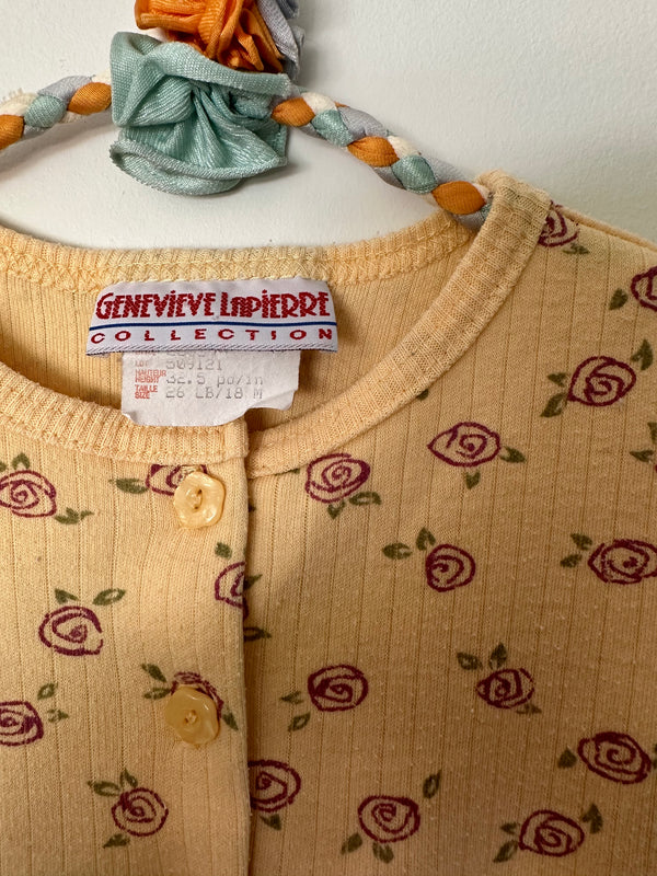 VINTAGE FLORAL DRESS / 18M