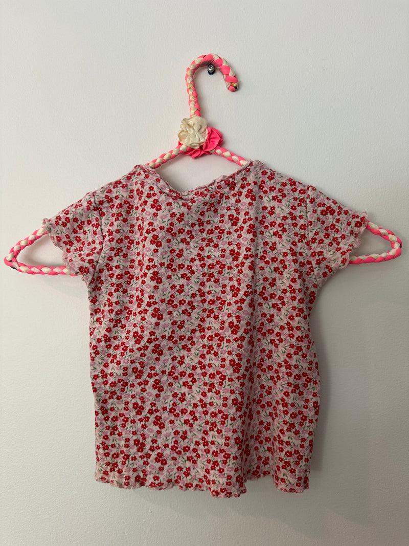 FLORAL TSHIRT / 2-3Y