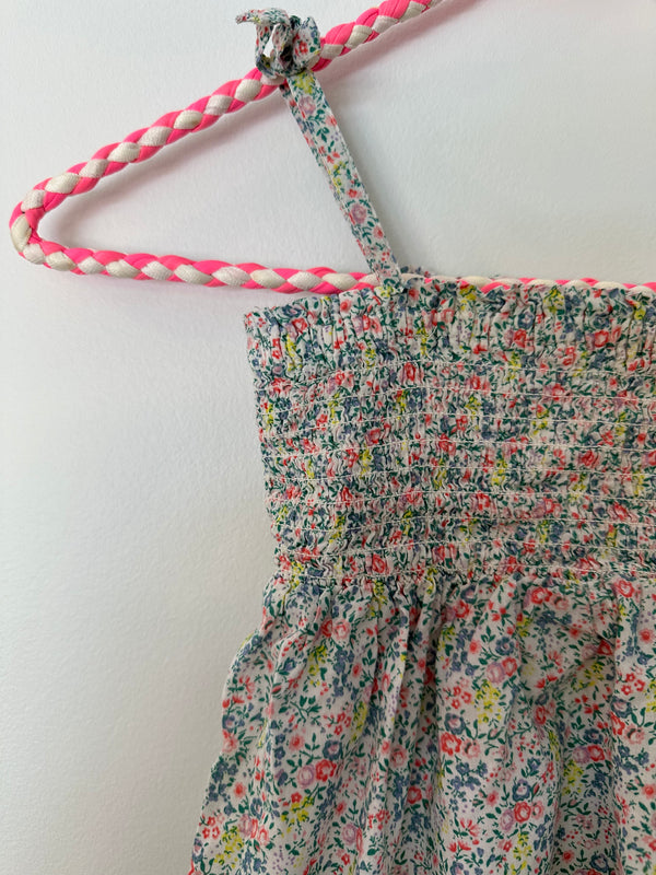 FLORAL SMOCKED DRESS / 3Y