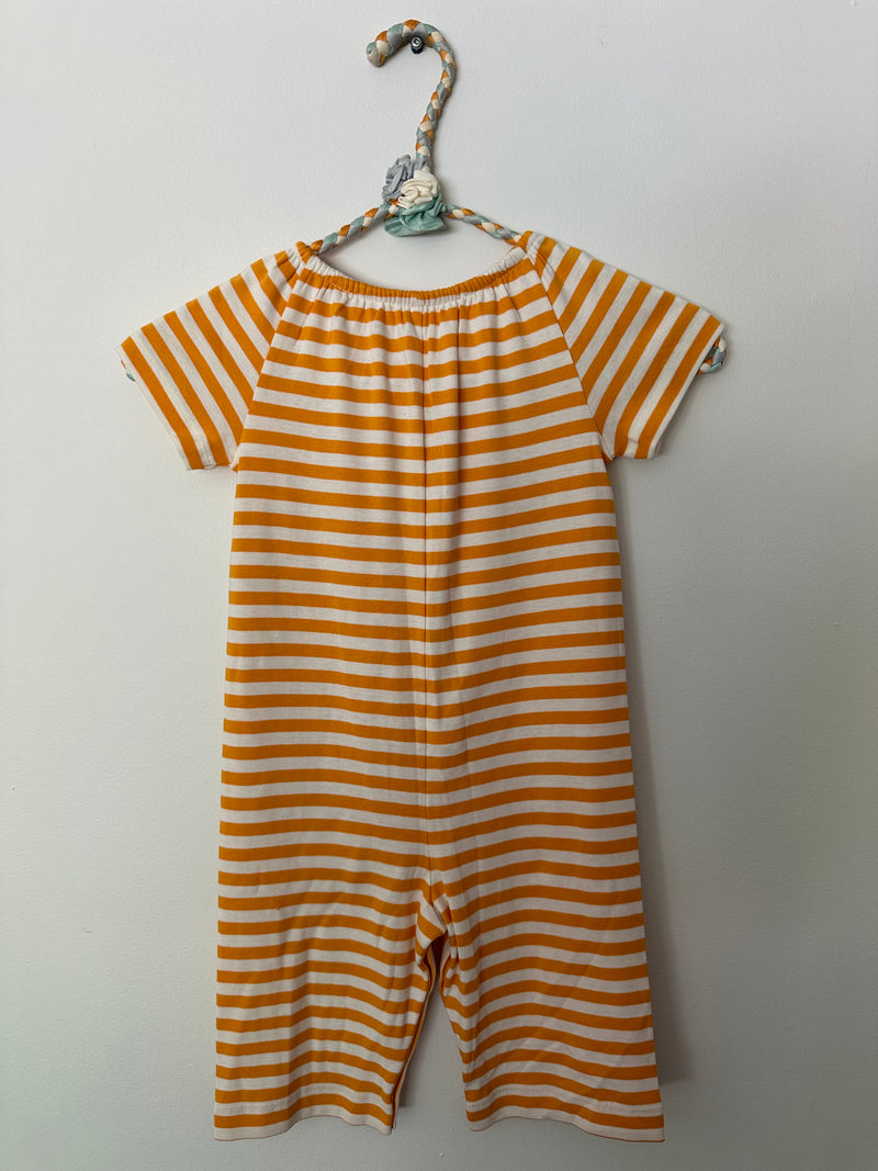 STRIPED ROMPER / 6-12M