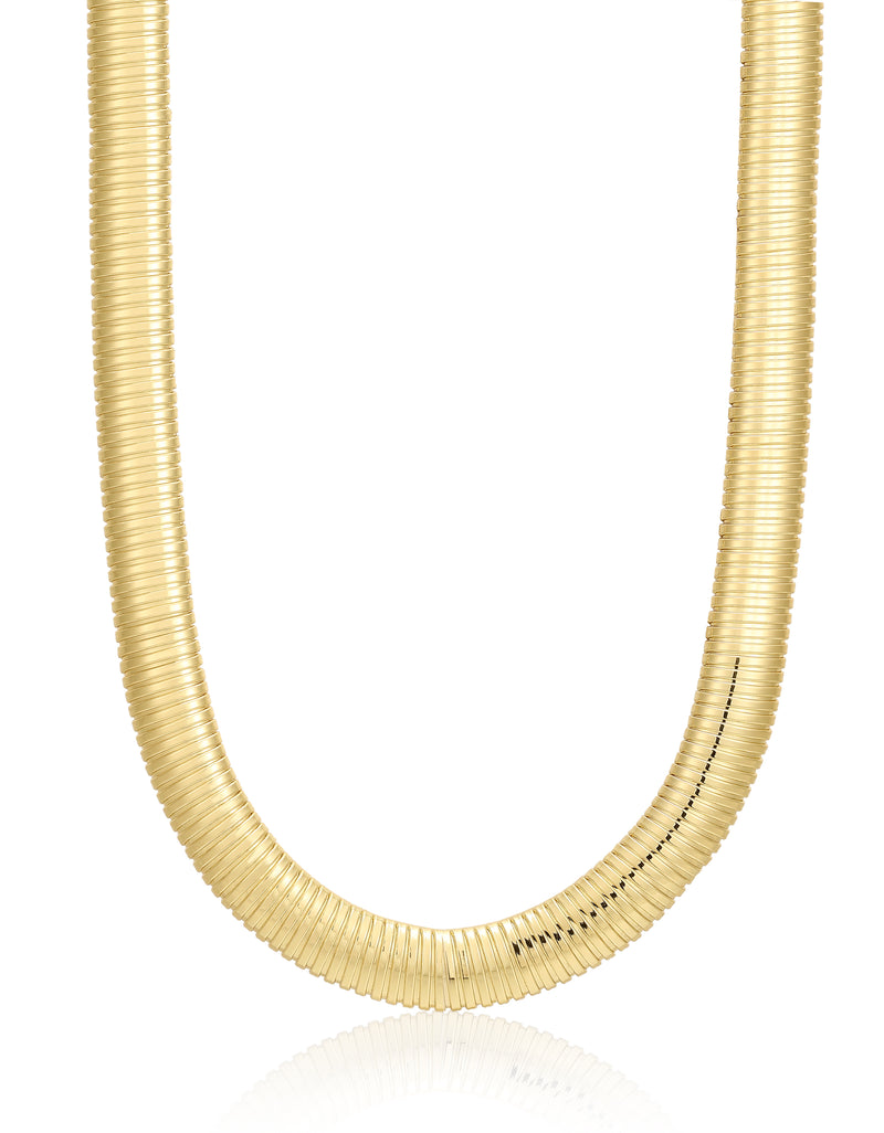 FLEX SNAKE CHAIN NECKLACE - GOLD