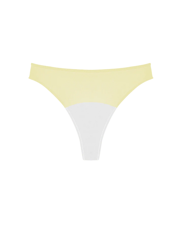 HIGH RISE THONG - BUTTERCUP YELLOW