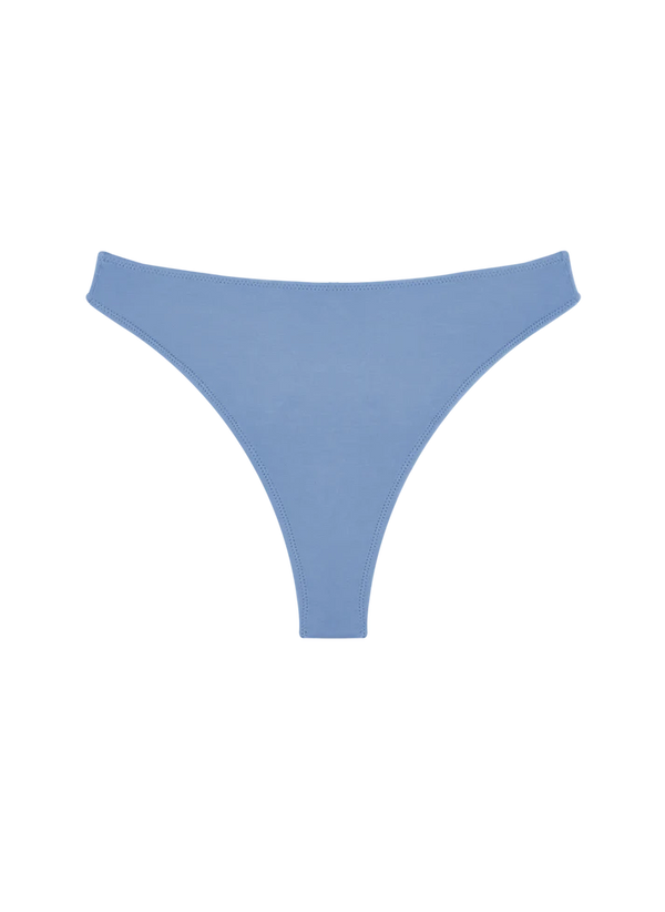 HIGH RISE THONG - HYDRANGEA BLUE