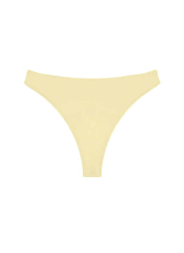 HIGH RISE THONG - BUTTERCUP YELLOW