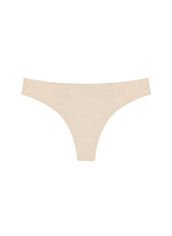 LOW PROFILE THONG - BEIGE