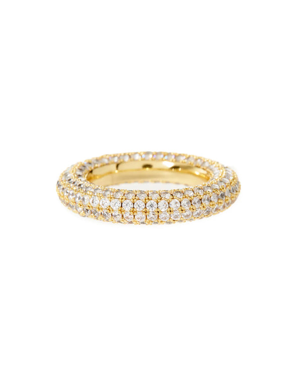 PAVE AMALFI RING - GOLD