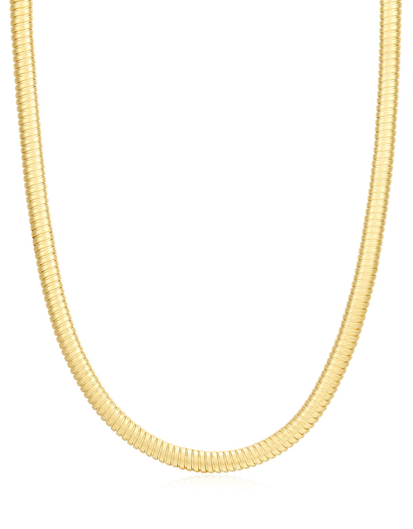 MINI FLEX SNAKE CHAIN NECKLACE - GOLD