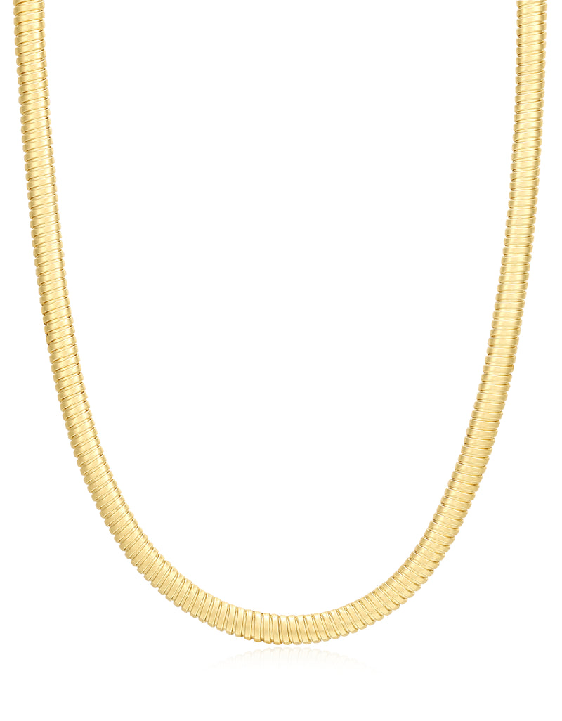 MINI FLEX SNAKE CHAIN NECKLACE - GOLD