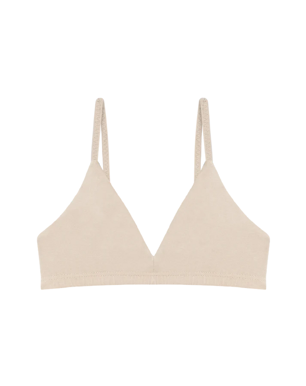 TRIANGLE BRA - BEIGE