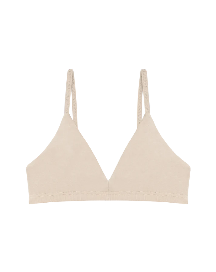 TRIANGLE BRA - BEIGE