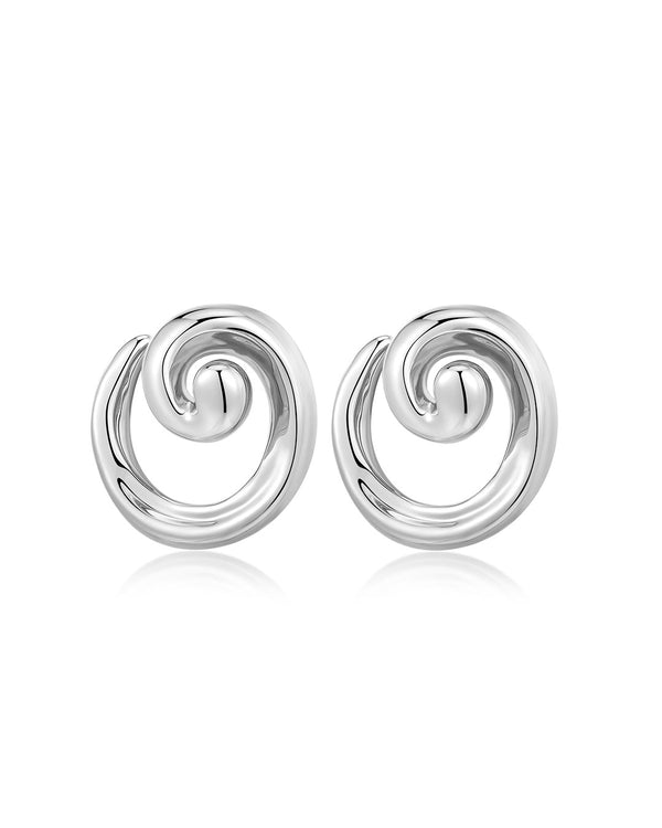SEASHELL COIL STUDS
