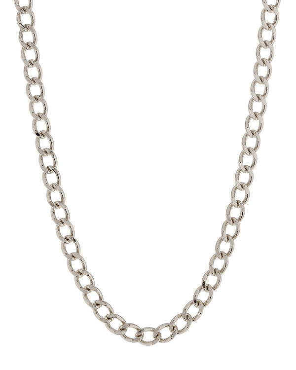 THE CLASSIQUE CURB CHAIN (8mm) - SILVER