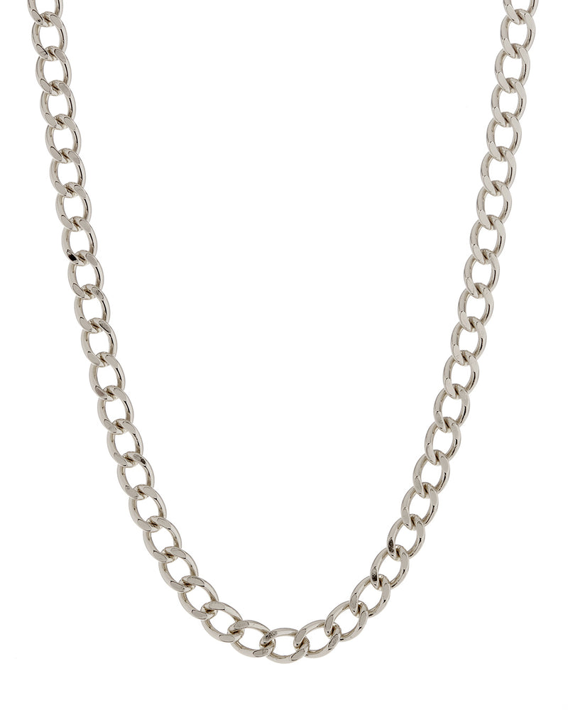 THE CLASSIQUE CURB CHAIN (8mm) - SILVER