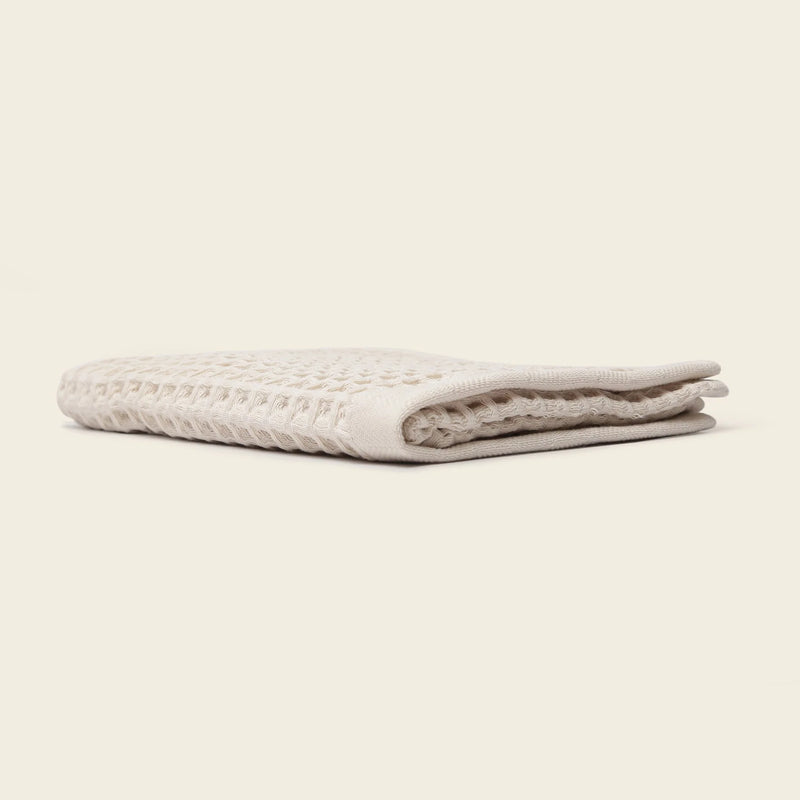 WAFFLE HAND TOWEL - WHEAT