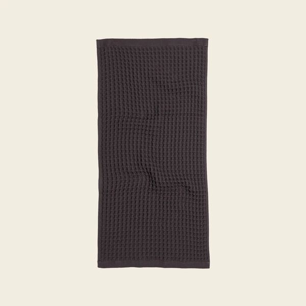 WAFFLE HAND TOWEL - ASH