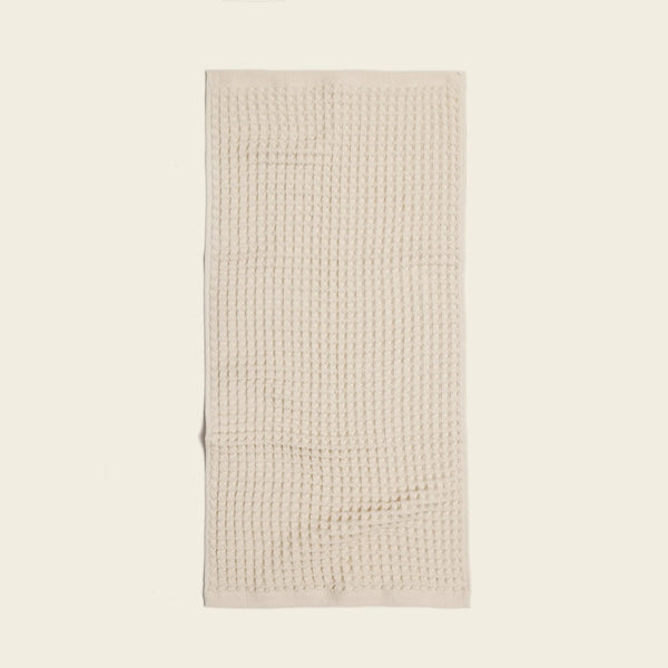 WAFFLE HAND TOWEL - WHEAT