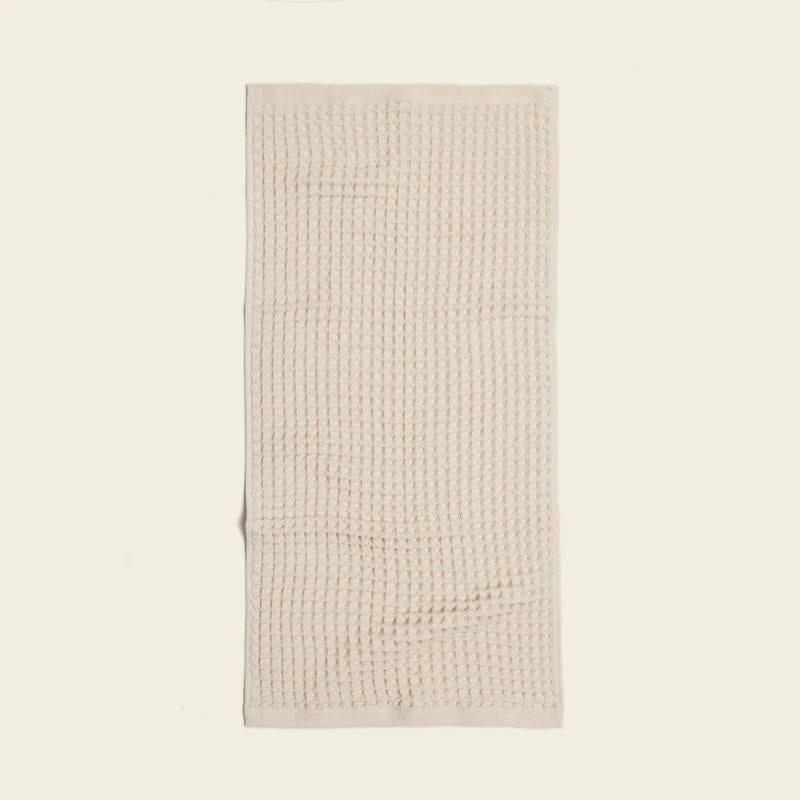 WAFFLE HAND TOWEL - WHEAT