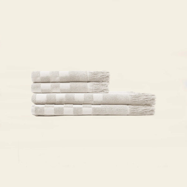 POOL SIDE PLUSH CHECKERED 6 PIECE BUNDLE