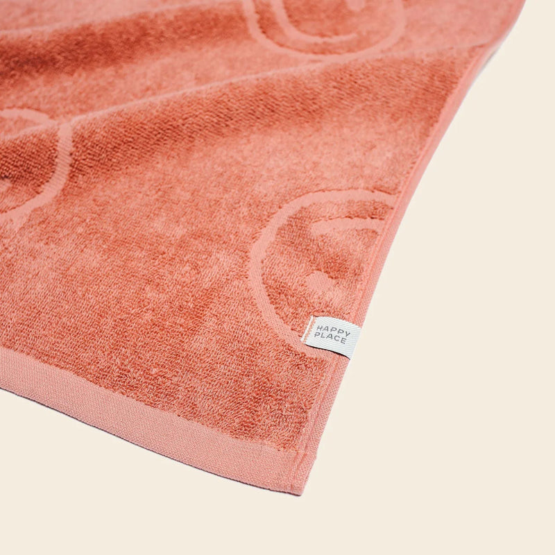 POOLSIDE BEACH TOWEL - TERRACOTTA