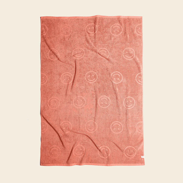 POOLSIDE BEACH TOWEL - TERRACOTTA