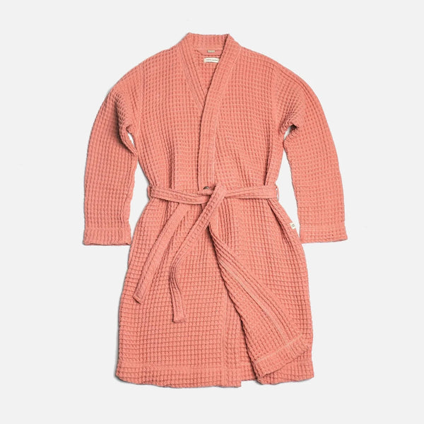 WAFFLE ROBE - TERRACOTTA