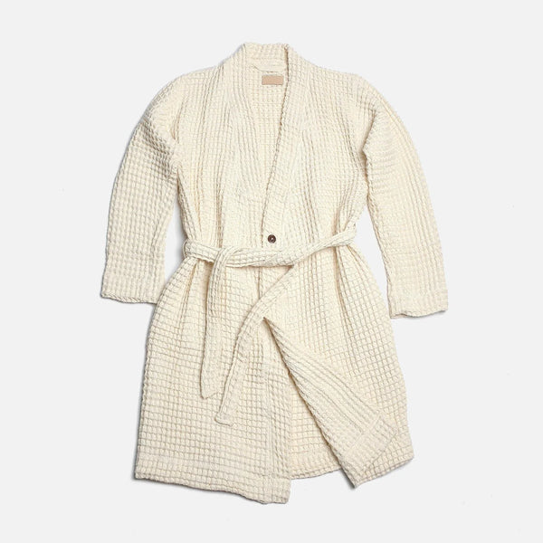 WAFFLE ROBE - WHEAT