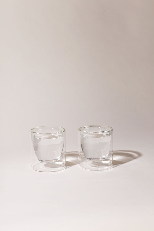 DOUBLE- WALL CLEAR GLASS SET