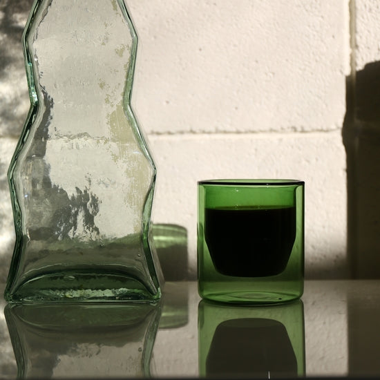 DOUBLE-WALL VERDE GLASS SET