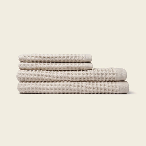 WAFFLE TOWEL 4 PIECE BUNDLE